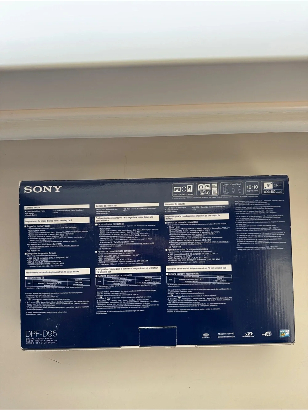 Sony Digital Photo Frame with Remote